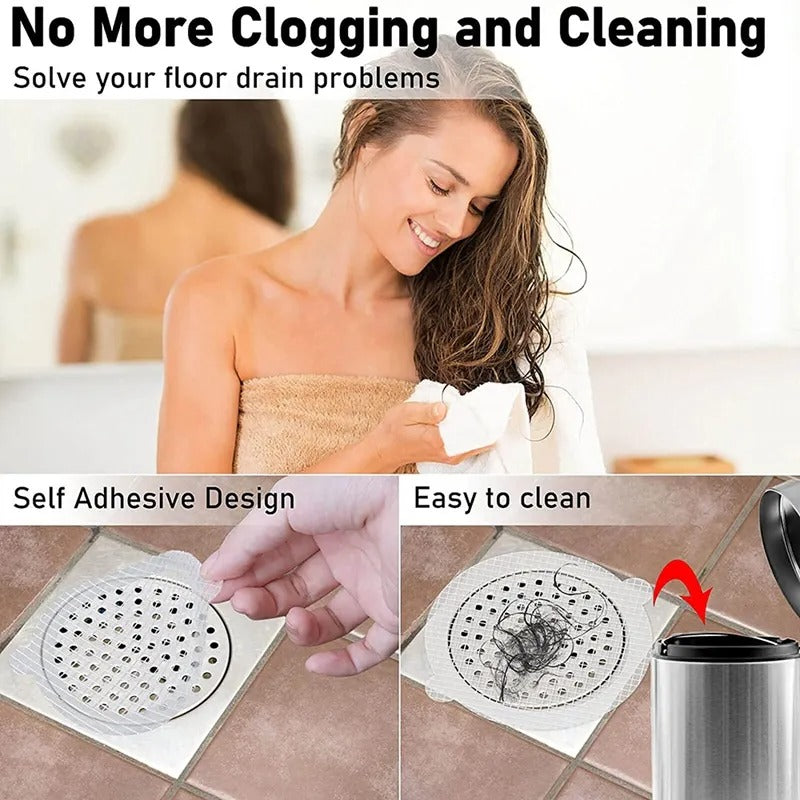 Disposable Shower Drain Hair Catcher (20 Pack)